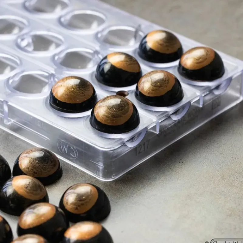 Moules À Chocolat*CHOCOLATE WORLD Moule Chocolat Demi-Sphère Ø3 cm (x24)