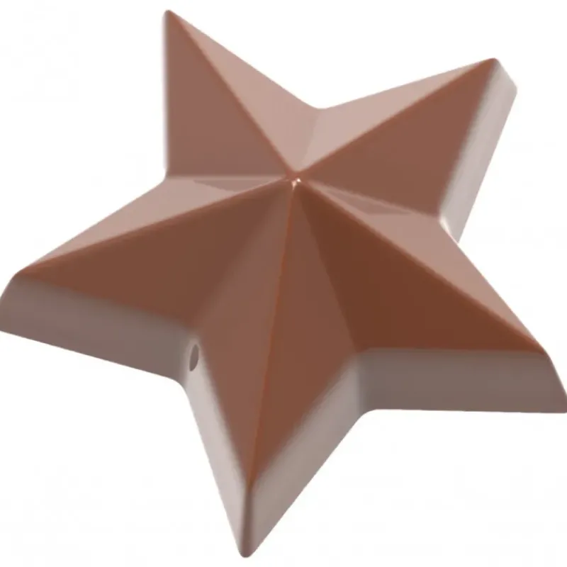 Moules À Chocolat*CHOCOLATE WORLD Moule Chocolat Etoile 4 cm (x14)