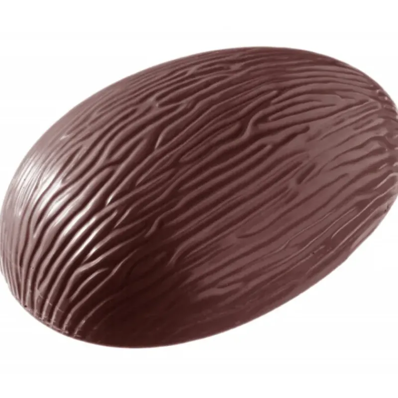 Moules À Chocolat*CHOCOLATE WORLD Moule Chocolat Oeuf Rayé 87 mm (x6)