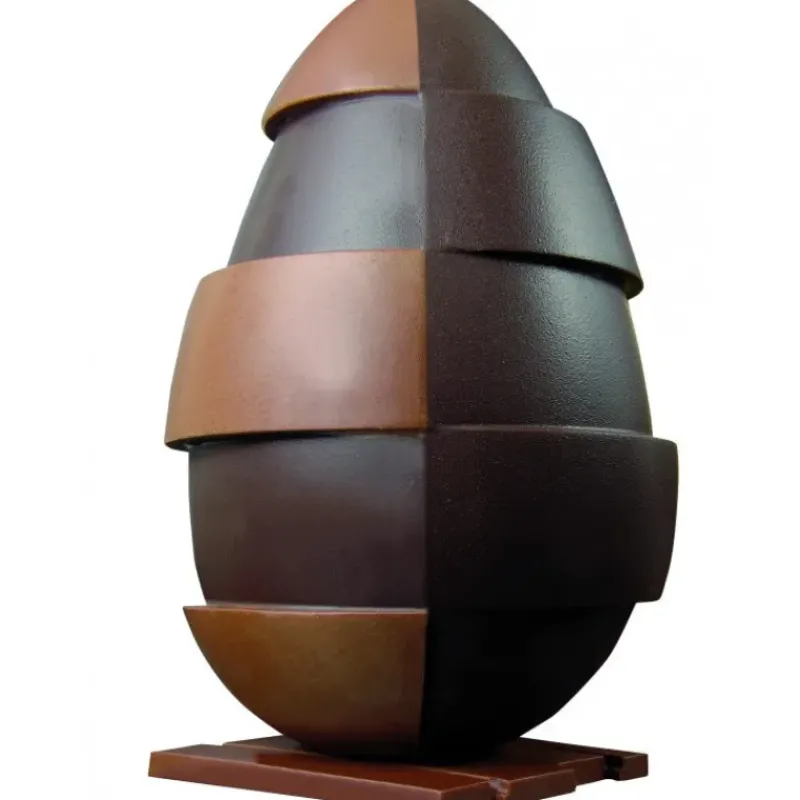 Moules À Chocolat*PAVONI Moule Chocolat Oeuf Split Ø 14 x H 20 cm (x2)