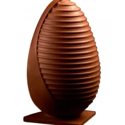 Moules À Chocolat*PAVONI Moule Chocolat Oeuf Stripe Ø 13 x H 20 cm (x2)