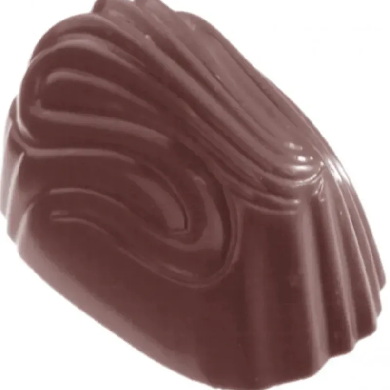 Moules À Chocolat*CHOCOLATE WORLD Moule Chocolat Ovale Décoré (x32)