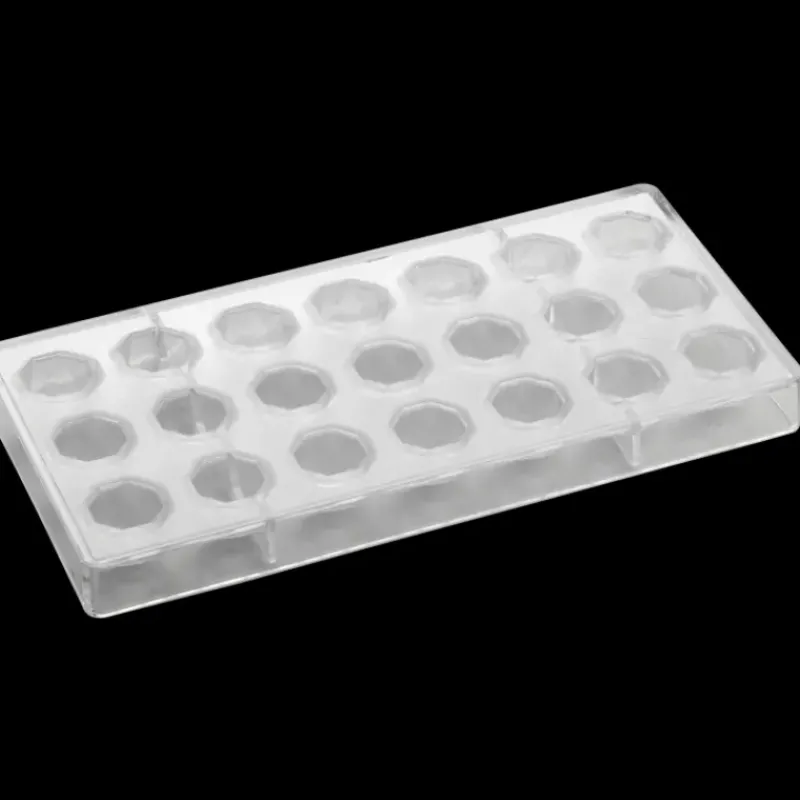 Moules À Chocolat*PAVONI Moule Chocolat Polycarbonate Praline Diamant Ø 2,5 x H 1,4 cm (x24)