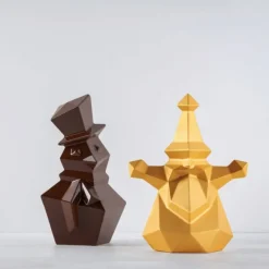 Moules À Chocolat*PAVONI Moule Chocolat Santa Hug 15,2 x 11,5 x H 20 cm (x2)