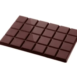 Moules À Chocolat*CHOCOLATE WORLD Moule Chocolat Tablette 24 Carrés (x2)