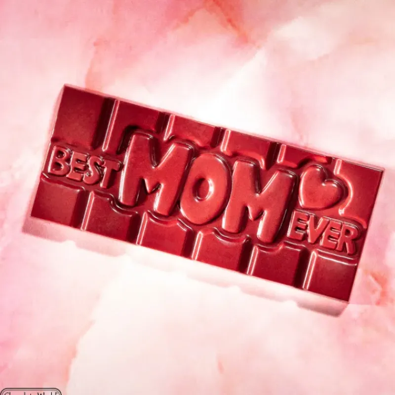 Moules À Chocolat*CHOCOLATE WORLD Moule Chocolat Tablette Best Mom Ever (x4)