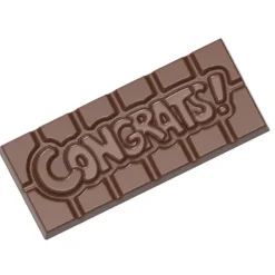 Moules À Chocolat*CHOCOLATE WORLD Moule Chocolat Tablette Congrats (x4)