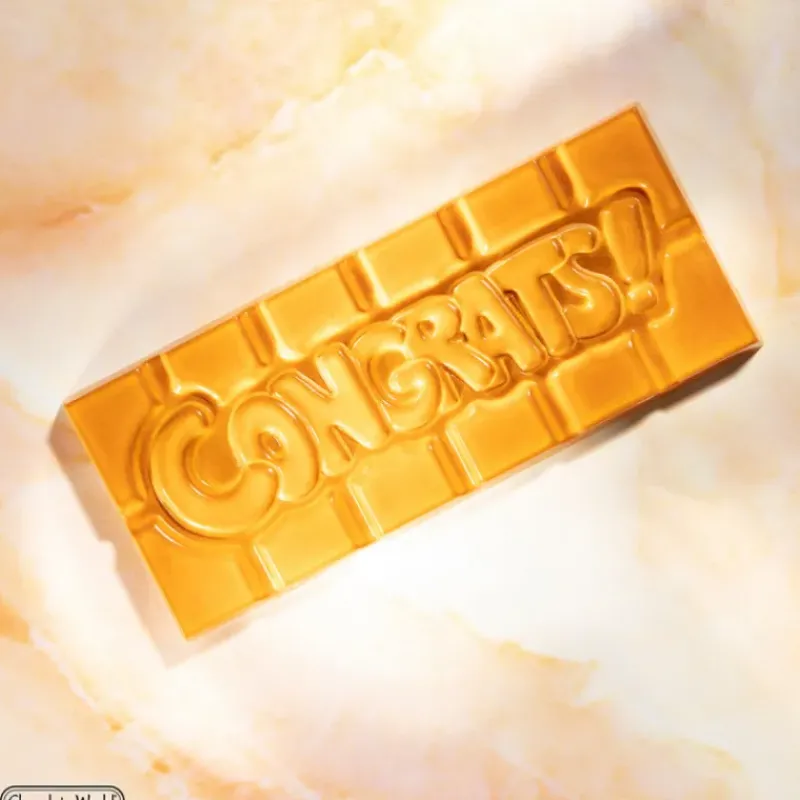 Moules À Chocolat*CHOCOLATE WORLD Moule Chocolat Tablette Congrats (x4)