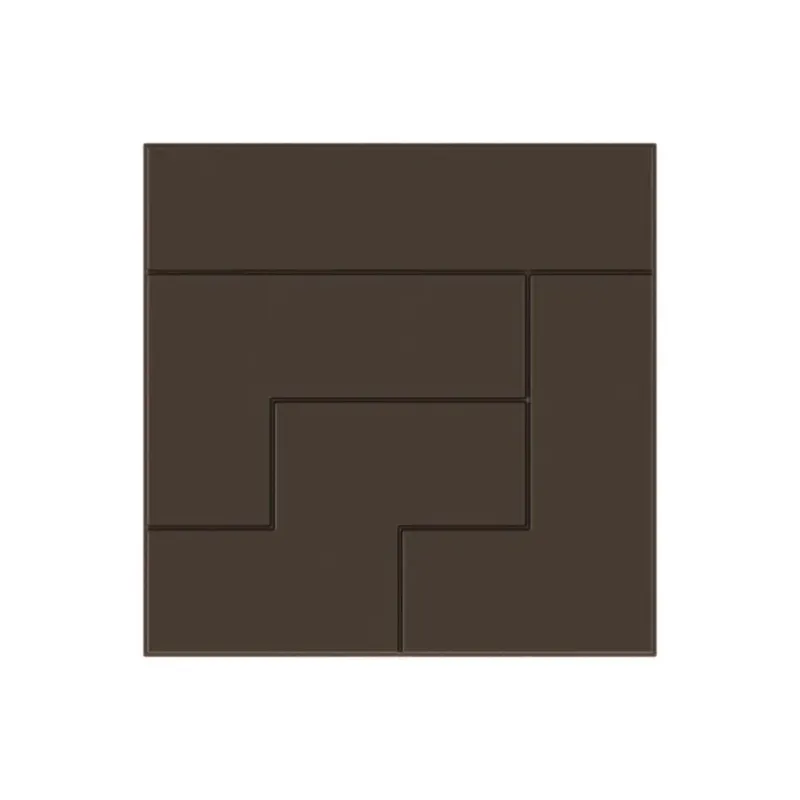 Moules À Chocolat*POP CHOCOLAT Moule Chocolat Tablette Carrée Tetris (x6)