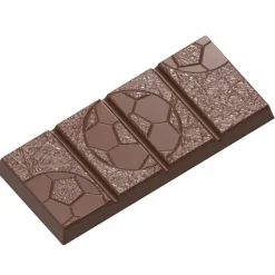 Moules À Chocolat*CHOCOLATE WORLD Moule Chocolat Tablette Football 11,4 x 5 cm x H 0,95 cm (x4)