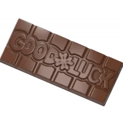 Moules À Chocolat*CHOCOLATE WORLD Moule Chocolat Tablette Good Luck (x4)
