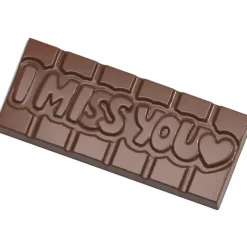 Moules À Chocolat*CHOCOLATE WORLD Moule Chocolat Tablette I Miss You (x4)