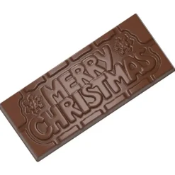 Moules À Chocolat*CHOCOLATE WORLD Moule Chocolat Tablette Merry Christmas (x4)