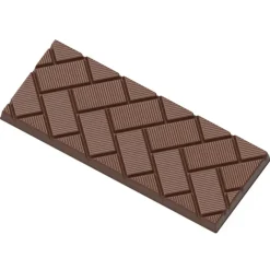 Moules À Chocolat*CHOCOLATE WORLD Moule Chocolat Tablette Rectangles Obliques (x4)
