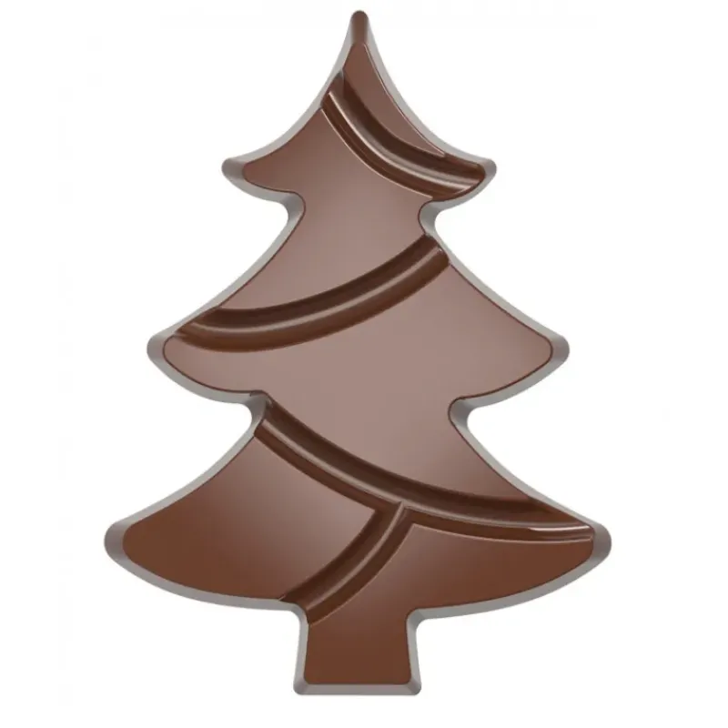 Moules À Chocolat*CHOCOLATE WORLD Moule Chocolat Tablette Sapin de Noël 139,5 mm (x2)