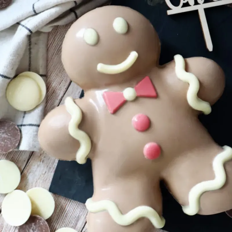 Moules À Chocolat*SCRAPCOOKING Moule 3D Chocolat Bonhomme Pain d'Epices