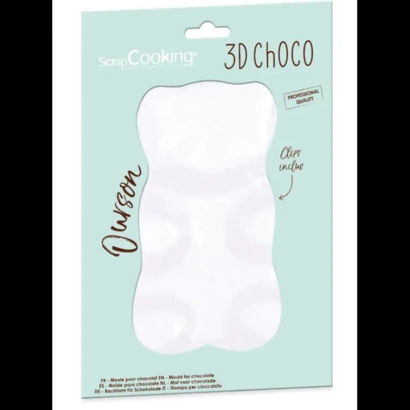 Moules À Chocolat*SCRAPCOOKING Moule 3D Chocolat Ourson