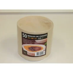 Moules En Papier|Moules À Gâteaux*CUISINEADDICT Moule de cuisson papier 138 mm - 220 ml Bio Food Pack