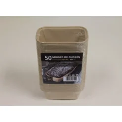 Moules En Papier*CUISINEADDICT Moule de cuisson papier cake 80 mm - 167 ml Bio Food Pack
