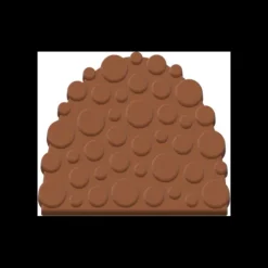Moules À Chocolat*CUISINEADDICT Moule Embout de Bûche 9010 Bulle 8,8 x 7,5 cm (x6)