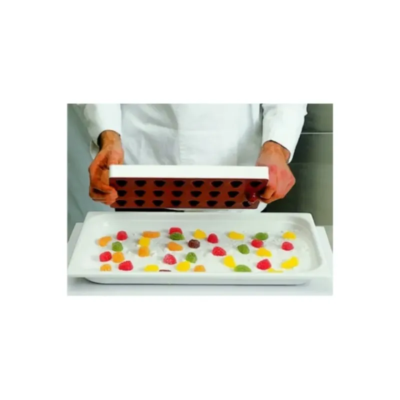 Moule Silicone*SILIKOMART Moule Pâte de Fruit Fraise 24 empreintes 10ml Professional