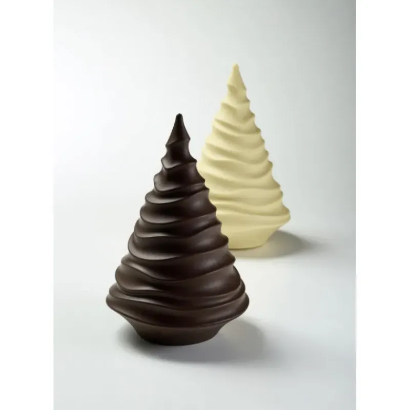 Moules À Chocolat*PAVONI Moule Sapin Chiffon Ø 13 x 20 cm (x2)