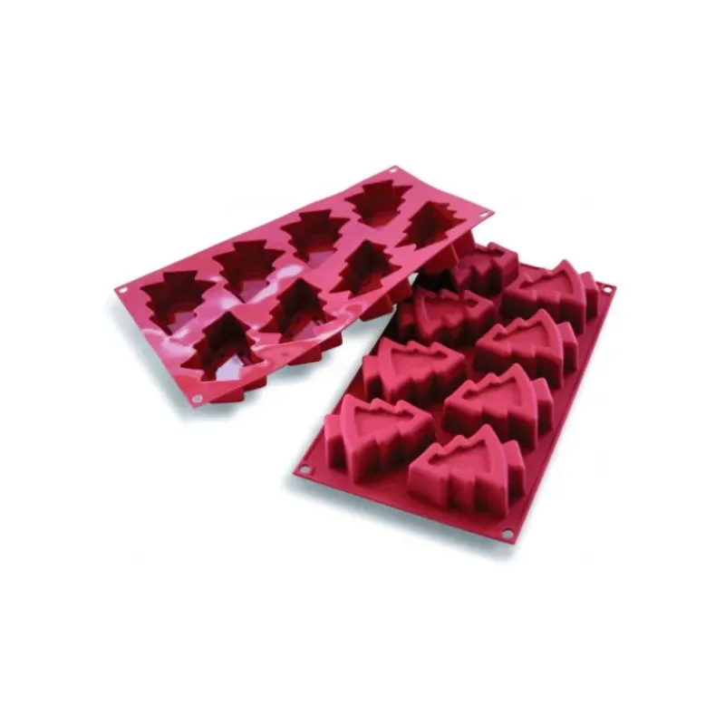 Moule Silicone|Moules À Gâteaux*SILIKOMART Moule sapins professionnel en silicone