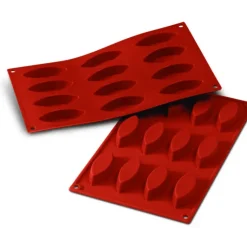 Moule Silicone*SILIKOMART Moule Silicone 12 Barquettes 7,2 x 3 cm
