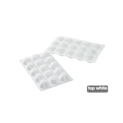 Moule Silicone*SILIKOMART Moule Silicone 15 Coeurs Bombés 4,5 x 4,4 cm 30ml Professional