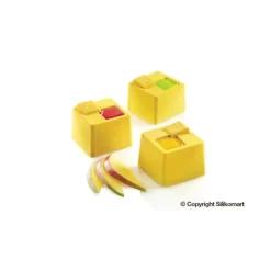 Moule Silicone*SILIKOMART Moule Silicone 8 Cubes Kuadro 6 x 6 cm 150ml Professional