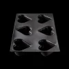 Moule Anti-adhésif|Moule Silicone*FLEXIPAN DEMARLE Moule Silicone 6 Cœurs Bombés 7,5 x 6,5 cm