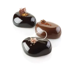 Moule Silicone*SILIKOMART Moule Silicone 6 Galets 8,7 x 6,3 cm 110ml Professional