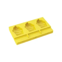 Moule Silicone*PAVONI Moule Silicone à Glace Cupcake 5 x 7 cm (x3) Pavogel