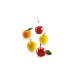 Moule Silicone|Moules À Gâteaux*SILIKOMART Moule Silicone 15 Mini Pommes Ø39 x h30 mm 30ml Professional