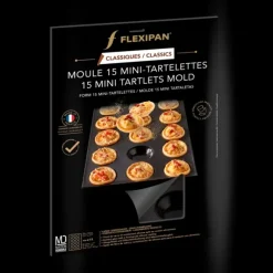 Moule Anti-adhésif|Moules À Gâteaux*FLEXIPAN DEMARLE Moule Silicone 15 Mini Tartelettes Ø 4,2 cm