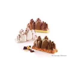 Moule Silicone|Moules À Gâteaux*SILIKOMART Moule Silicone 6 Montagnes Tre Cime 120 ml Professional