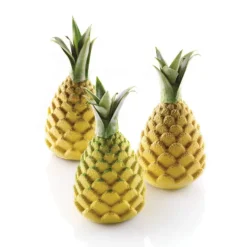 Moule Silicone|Moules À Gâteaux*SILIKOMART Moule Silicone 5 Pommes de Pin et Ananas 100ml Professional