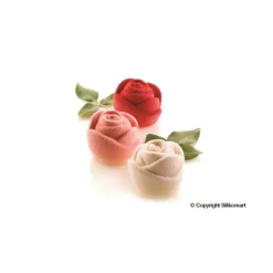 Moule Silicone|Moules À Gâteaux*SILIKOMART Moule Silicone 6 Roses 7 x 5,5 cm 143ml Professional