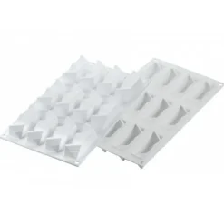 Moules À Chocolat|Moule Silicone*SILIKOMART Moule Silicone 2 Étoiles Star Game 7,5 x 7,5 cm Professional