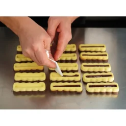 Moules À Chocolat|Moule Silicone*PAVONI Moule Silicone Barre Snack 9 x 3 cm x H 1,9 cm (x15)