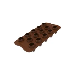 Moules À Chocolat|Moule Silicone*SILIKOMART Moule Silicone Bonhomme de Neige Chocolat Ø 2,6 x H 3,5 cm Easy Choc (x14)