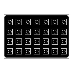 Moule Silicone*PAVOFLEX Moule Silicone Cube 5 cm x H 5 cm (x28)