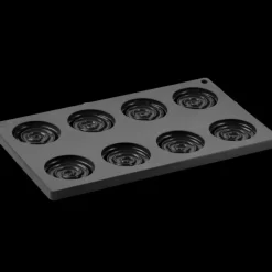 Moule Silicone*PAVONI Moule Silicone Décor Hypnose Ø 6 cm x H 1 cm (x8)