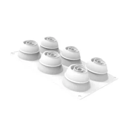 Moule Silicone*SILIKOMART Moule Silicone Givré Ø 6 x H 4,5 cm (x6)