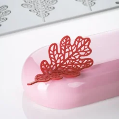 Moules À Chocolat|Décoration Comestible*PAVONI Moule Silicone Gourmand Feuille de Chêne 9,8 x 5,3 x H 0,2 cm (x8)