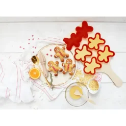 Moule Silicone|Moules À Gâteaux*SCRAPCOOKING Moule Silicone Individuel Bonhomme 10,5 cm (x6)