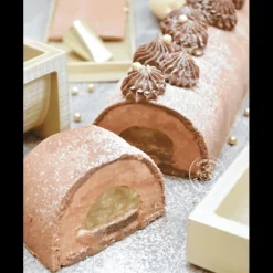 Moule Silicone*SCRAPCOOKING Moule Silicone Insert Bûche 25 cm