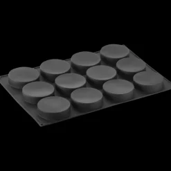 Moule Silicone|Moules À Gâteaux*PAVOFLEX Moule Silicone Insert Rond Disco Ø 12 cm x H 3 cm (x12)