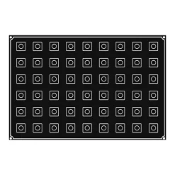 Moule Silicone*PAVOFLEX Moule Silicone Mini-Cube 3 cm x H 3 cm (x54)