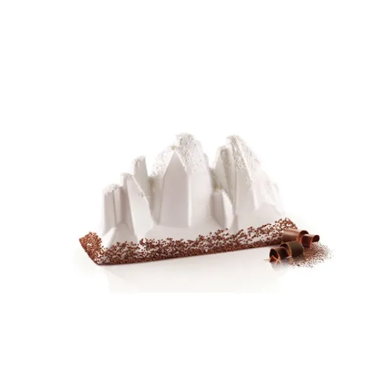 Moule Silicone|Moules À Gâteaux*SILIKOMART Moule Silicone Montagne Tre Cime 650 ml Professional